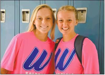 Congratulations Trista Ford (L), WHS Sophomore and Makenzie Thurman (R), WHS Junior, for being named All District 2A-3 Softball!
