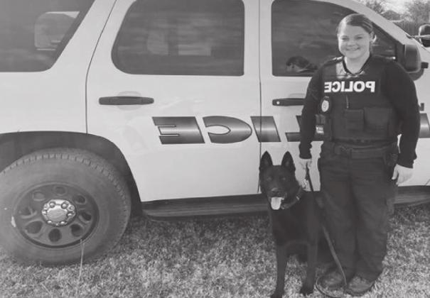 Congratulations to Our Newly Certified K9 Team Reserve Officer Jessica Hedges and K9 Gero