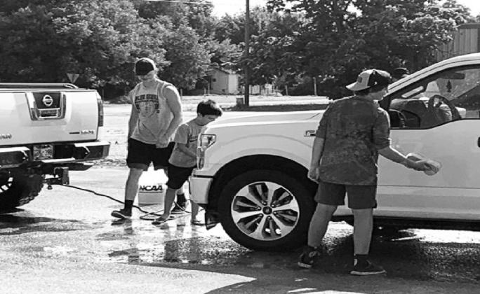 Walters Football Boys Had Great Success WithTheir Car Wash Fundraiser