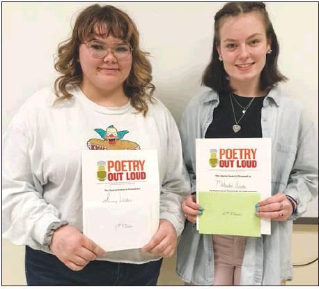 Walters Public School Poetry Out Loud and Cheer News