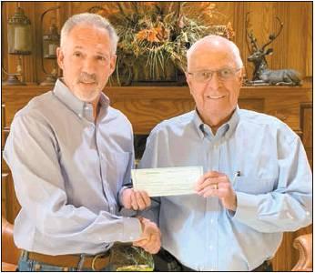 AgPreference, ACA presented a $2,000 check to Walters Food Pantry of Walters, Oklahoma on September 20, 2019, to help in the effort to aid those struggling with hunger.  Pictured in front left to right are: Paul Metcalfe and Cecil H. Sheperson, President and CEO of AgPreference.