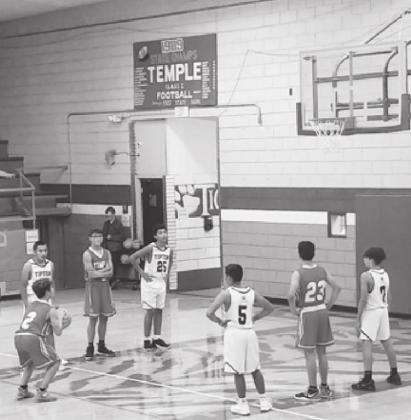 Temple Junior High vs Tipton Big Win 50-31