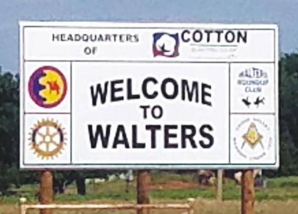 The City Of Walters Has New Welcome Sign